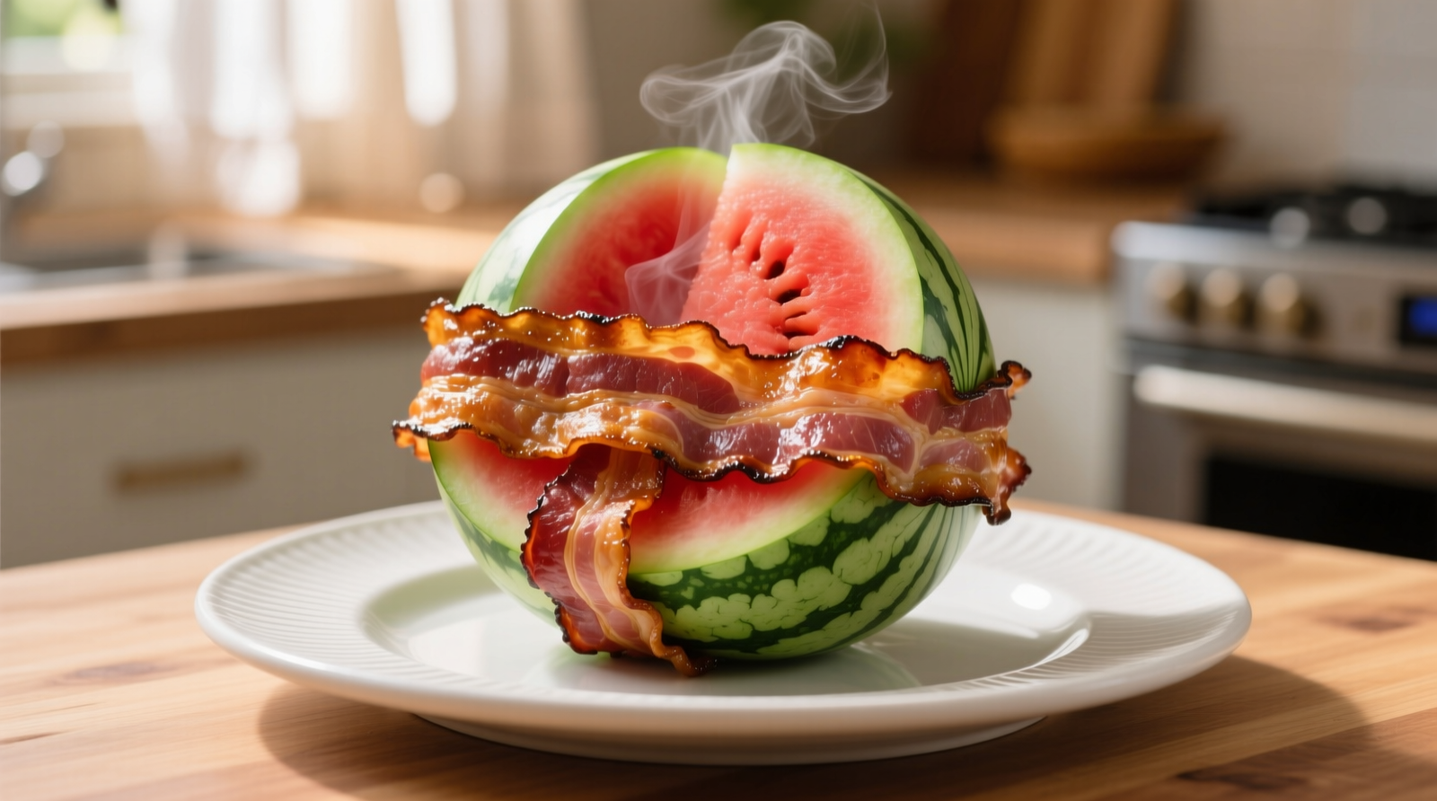 Air Fry Bacon-Wrapped Watermelon Is Unsafe—Here’s Why